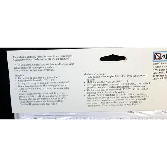 Vtg 90s Daisy Kingdom Alpha Bears Keepsake Cover Memory Book Embellishment Kit - Picture 6 of 12